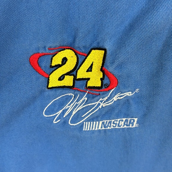 Vintage Chase NASCAR #24 Jeff Gordon  Blue Sleeveless Shirt Size M - Picture 3 of 11